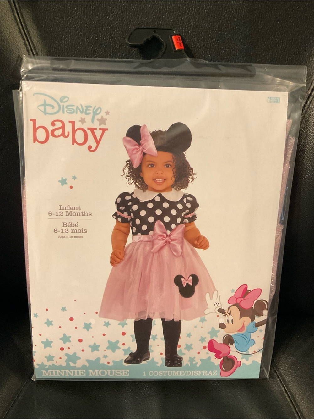 Disney Baby Minnie Mouse Pink and Black Infant Dress Costume